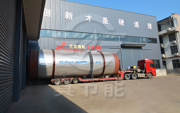 酒精渣烘干设备发货现场