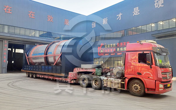 甘蔗渣烘干机发货现场